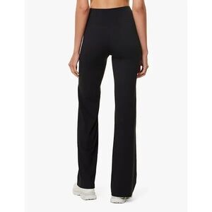 Gym Shark. Black Wide-Leg Satin Pants. Item #11370